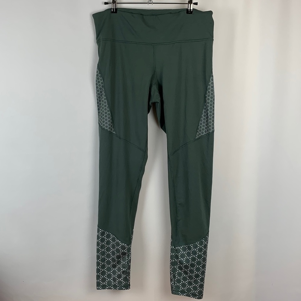 C9 by Champion Sage Floral Patterned Full Length Athletic Leggings Size XL